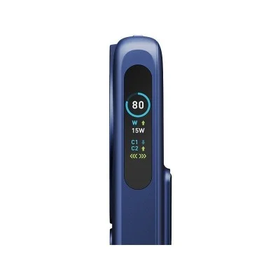 Energea Magpac Ultra Qi2 Magsafe Compatible Power Bank With Built-in Cable and Stand PD 35W 10000mAh - Indigo Blue